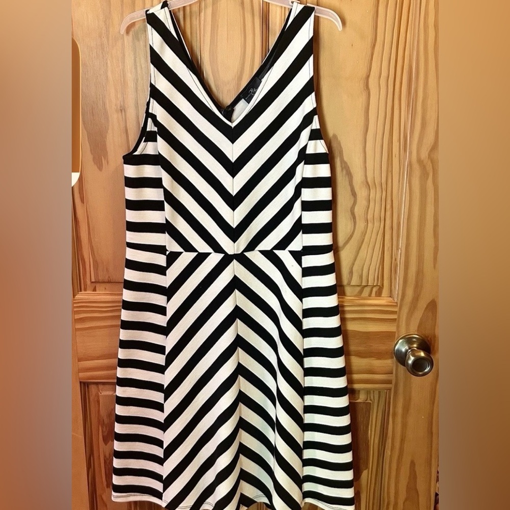 Market & Spruce Chevron Striped Mini Dress